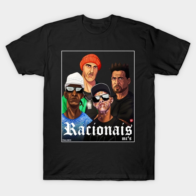 Racionais Mc's T-Shirt by Vallegrito